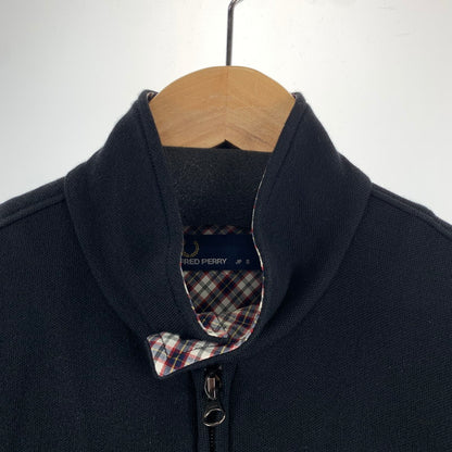 【中古品】【メンズ】 FRED PERRY フレッドペリー ジャケット ブルゾン アウター トップス 古着 141-261009-mh-08-fuzh サイズ：S カラー：ブラック 万代Net店