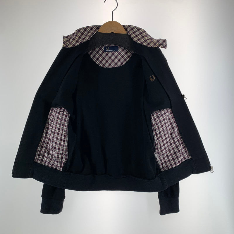 【中古品】【メンズ】 FRED PERRY フレッドペリー ジャケット ブルゾン アウター トップス 古着 141-261009-mh-08-fuzh サイズ：S カラー：ブラック 万代Net店