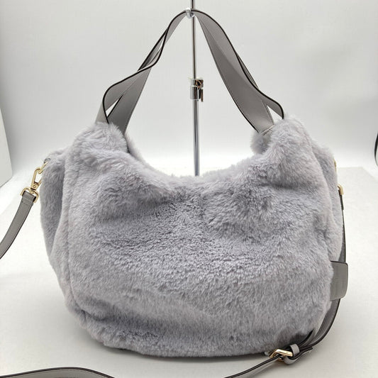 【中古品】【レディース】 SAMANTHA THAVASA サマンサタバサ ファー素材 2WAY ショルダーバッグ カバン 188-260928-vt-86-fuzh カラー：グレー/ブルーグレー 万代Net店