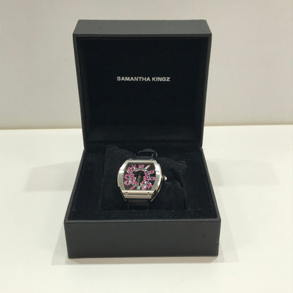 【中古品】【メンズ】 SAMANTHA KINGZ サマンサキングス オートマチック 腕時計 BLACK ケース付属 時計 197-260930-ky-12-fuzh 万代Net店