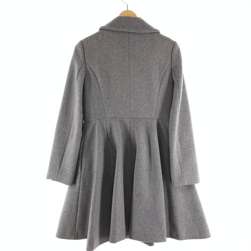 【中古品】【レディース】 ANNA SUI アナスイ コート ウール95% ジャケット アウター ブランド 169-260922-gm-45-fuzh サイズ：2 カラー：グレー カーキ 万代Net店