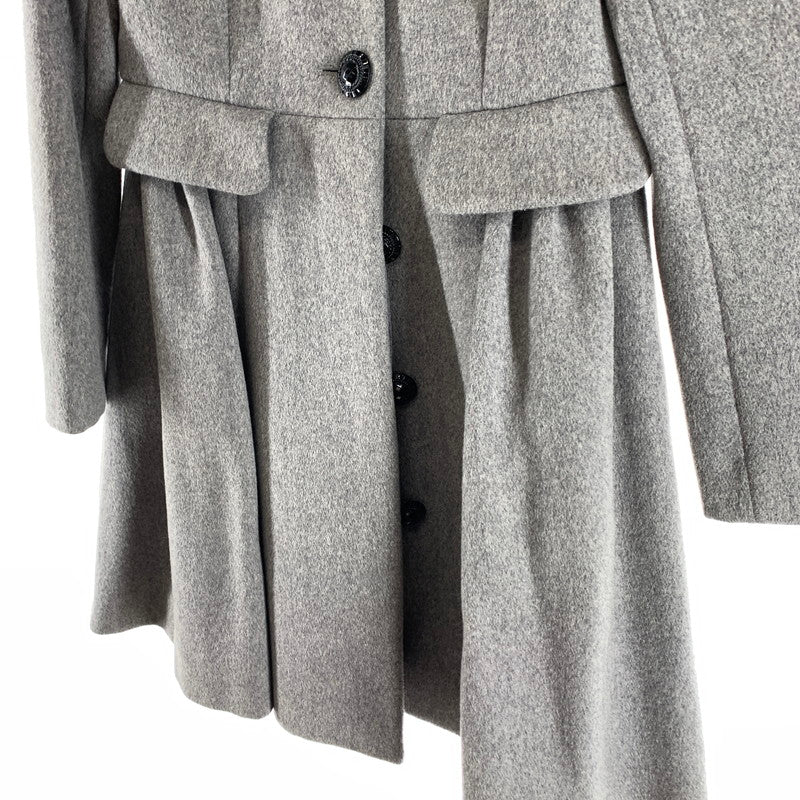 【中古品】【レディース】 ANNA SUI アナスイ コート ウール95% ジャケット アウター ブランド 169-260922-gm-45-fuzh サイズ：2 カラー：グレー カーキ 万代Net店