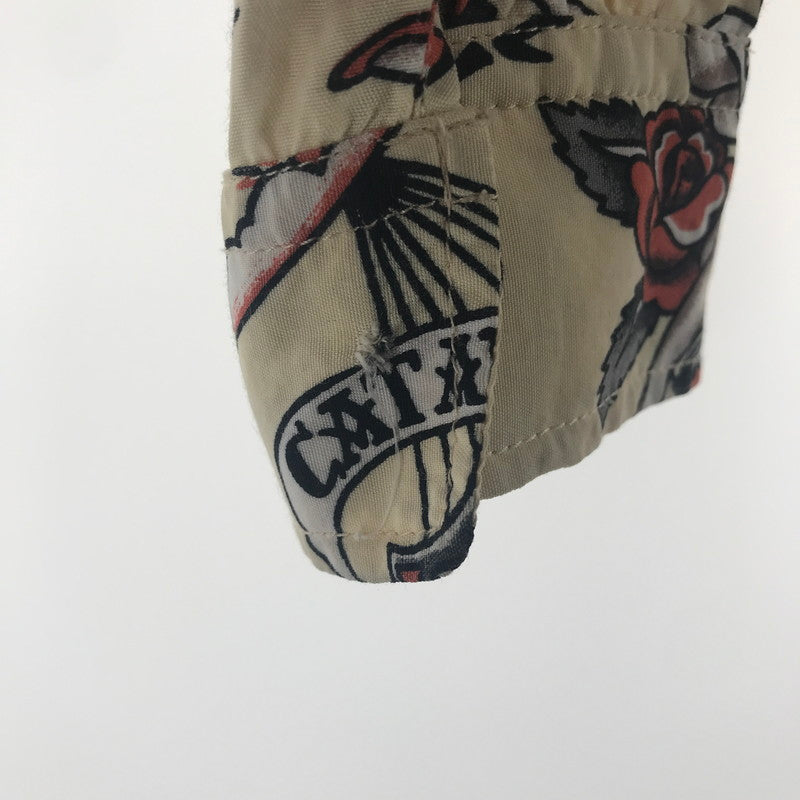 【中古品】【メンズ】 RUDE GALLERY ルードギャラリー 長袖シャツ CREAM.総柄 SIZE:2 142-260924-ky-07-fuzh 万代Net店