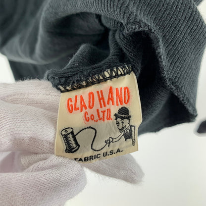 【中古品】【メンズ】 GLADHAND グラッドハンド 長袖Tシャツ BLACK.ヘンリー 男性 ロンT ロングTシャツ ※色ムラ・ほつれあり 142-260927-io-09-fuzh サイズ：S カラー：ブラック 万代Net店