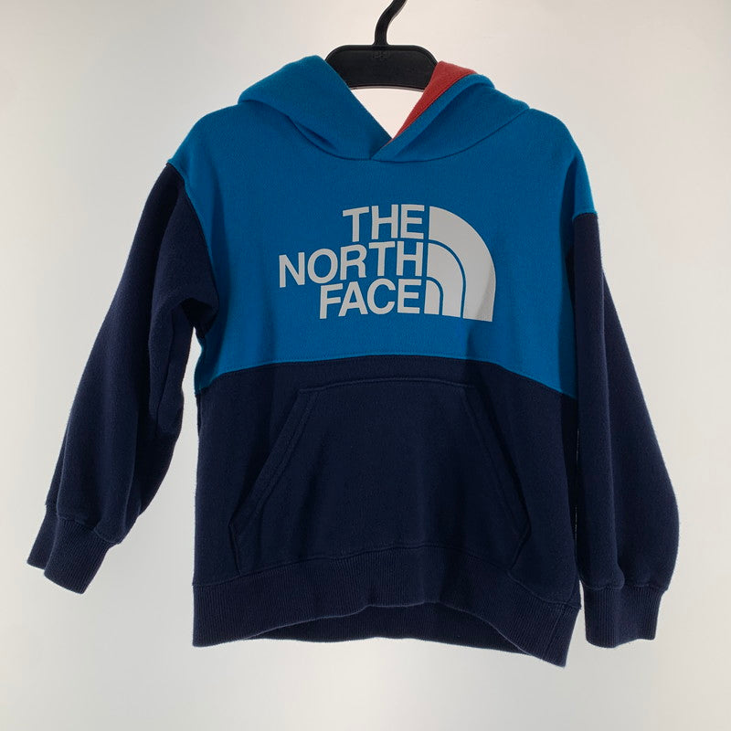 【中古品】【キッズ】 THE NORTH FACE ザ・ノースフェイス NTJ62264 SWEAT スウェット パーカー フーディー 青・紺 フロントロゴ 子供服 キッズ 173-260927-io-05-fuzh サイズ：110 カラー：ブルーネイビー 万代Net店