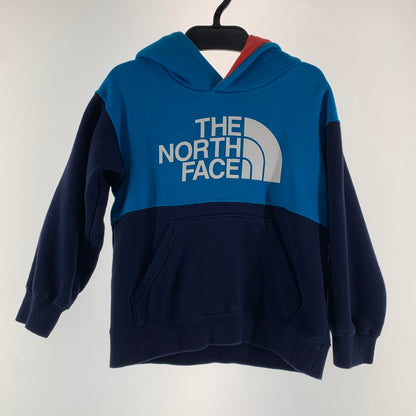 【中古品】【キッズ】 THE NORTH FACE ザ・ノースフェイス NTJ62264 SWEAT スウェット パーカー フーディー 青・紺 フロントロゴ 子供服 キッズ 173-260927-io-05-fuzh サイズ：110 カラー：ブルーネイビー 万代Net店
