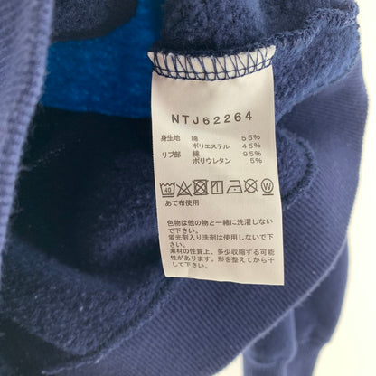 【中古品】【キッズ】 THE NORTH FACE ザ・ノースフェイス NTJ62264 SWEAT スウェット パーカー フーディー 青・紺 フロントロゴ 子供服 キッズ 173-260927-io-05-fuzh サイズ：110 カラー：ブルーネイビー 万代Net店