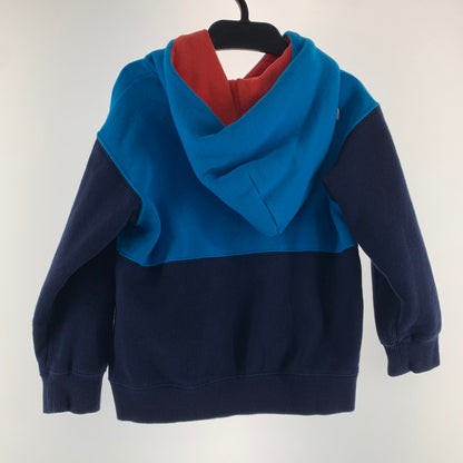 【中古品】【キッズ】 THE NORTH FACE ザ・ノースフェイス NTJ62264 SWEAT スウェット パーカー フーディー 青・紺 フロントロゴ 子供服 キッズ 173-260927-io-05-fuzh サイズ：110 カラー：ブルーネイビー 万代Net店