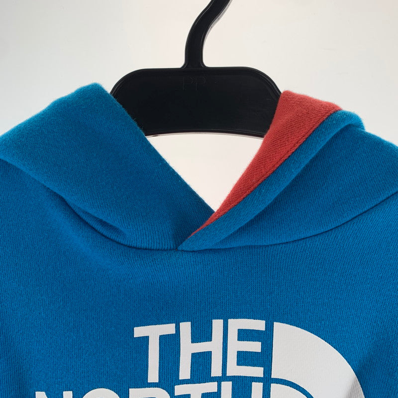 【中古品】【キッズ】 THE NORTH FACE ザ・ノースフェイス NTJ62264 SWEAT スウェット パーカー フーディー 青・紺 フロントロゴ 子供服 キッズ 173-260927-io-05-fuzh サイズ：110 カラー：ブルーネイビー 万代Net店
