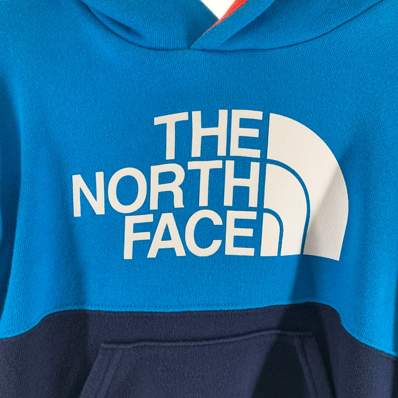 【中古品】【キッズ】 THE NORTH FACE ザ・ノースフェイス NTJ62264 SWEAT スウェット パーカー フーディー 青・紺 フロントロゴ 子供服 キッズ 173-260927-io-05-fuzh サイズ：110 カラー：ブルーネイビー 万代Net店