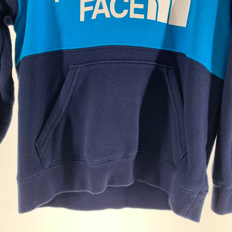 【中古品】【キッズ】 THE NORTH FACE ザ・ノースフェイス NTJ62264 SWEAT スウェット パーカー フーディー 青・紺 フロントロゴ 子供服 キッズ 173-260927-io-05-fuzh サイズ：110 カラー：ブルーネイビー 万代Net店