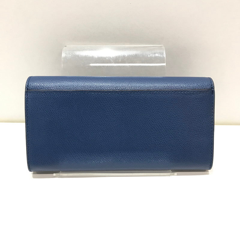 【中古美品】【レディース】 FURLA フルラ 長財布 カラーNAVY.PINK スナップボタン 本体のみ 財布 181-260924-ky-14-fuzh 万代Net店