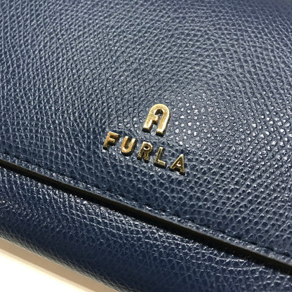 【中古美品】【レディース】 FURLA フルラ 長財布 カラーNAVY.PINK スナップボタン 本体のみ 財布 181-260924-ky-14-fuzh 万代Net店