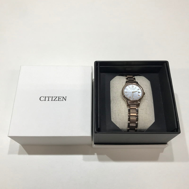 【中古品】【レディース】 CITIZEN シチズン H060-005VS08 XC HIKARI COLLECTION 北川景子監修 限定モデル 腕時計 カラー:ピンクゴールド 電波ソーラー 192-260924-ky-11-fuzh 万代Net店