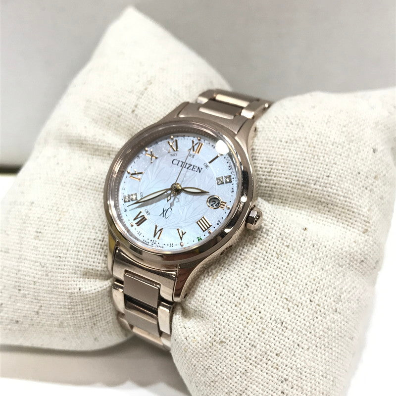【中古品】【レディース】 CITIZEN シチズン H060-005VS08 XC HIKARI COLLECTION 北川景子監修 限定モデル 腕時計 カラー:ピンクゴールド 電波ソーラー 192-260924-ky-11-fuzh 万代Net店