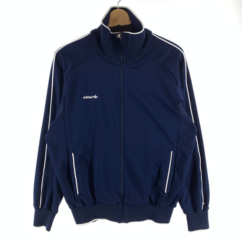 【中古品】【メンズ】 ADIDAS アディダス 80年代 トラックジャケット 80s ジャージ アウター 古着 148-260923-gm-30-fuzh サイズ：L カラー：ネイビー 万代Net店