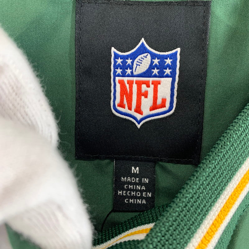 【中古品】【メンズ】 NFL ナショナル・フットボール・リーグ ナイロンプルオーバー GREEN.G アウター 上着 男性 ※汚れ・ほつれあり 145-260927-io-14-fuzh サイズ：M カラー：グリーン 万代Net店