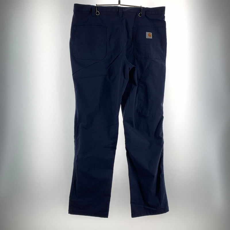 【中古品】【メンズ】 CARHARTT カーハート ワークパンツ 長ズボン ズボン パンツ NAVY ※毛玉あり 156-260927-io-27-fuzh サイズ：34×32 カラー：ネイビー 万代Net店