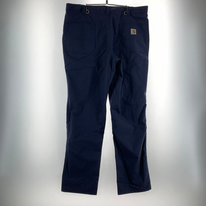 【中古品】【メンズ】 CARHARTT カーハート ワークパンツ 長ズボン ズボン パンツ NAVY ※毛玉あり 156-260927-io-27-fuzh サイズ：34×32 カラー：ネイビー 万代Net店