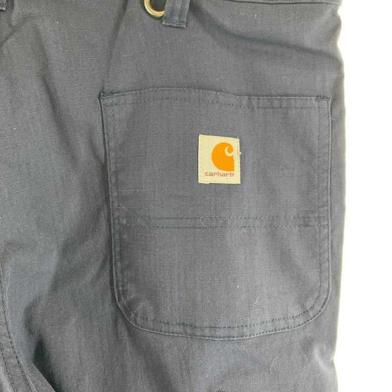 【中古品】【メンズ】 CARHARTT カーハート ワークパンツ 長ズボン ズボン パンツ NAVY ※毛玉あり 156-260927-io-27-fuzh サイズ：34×32 カラー：ネイビー 万代Net店