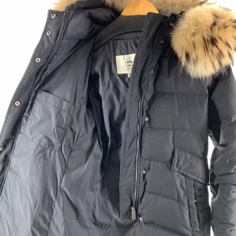 【中古品】【レディース】 PYRENEX ピレネックス HWM004 GRENOBLE ダウンコート ジャケット アウター ブランド 古着 169-260922-gm-43-fuzh サイズ：36cm カラー：ブラック 万代Net店