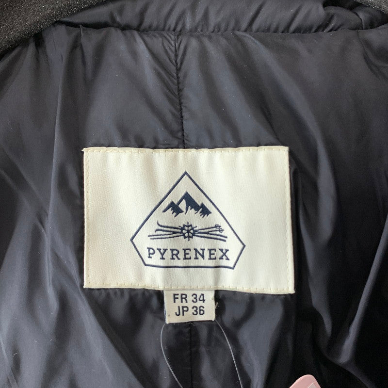 【中古品】【レディース】 PYRENEX ピレネックス HWM004 GRENOBLE ダウンコート ジャケット アウター ブランド 古着 169-260922-gm-43-fuzh サイズ：36cm カラー：ブラック 万代Net店