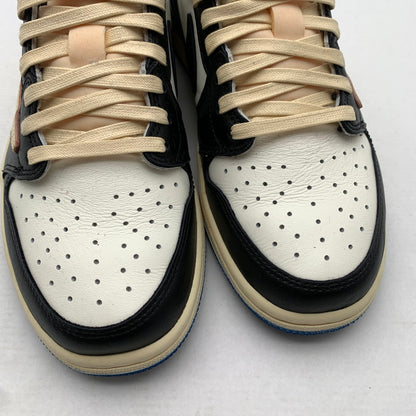 【中古品】【レディース】 NIKE ナイキ×TRAVIS SCOTT トラヴィス・スコット ×FRAGMENT フラグメント DM7866-140 AIR JORDAN 1 LOW エアジョーダン スニーカー 靴 166-260922-gm-42-fuzh サイズ：24.5cm カラー：ホワイト ブラック ブルー 万代Net店