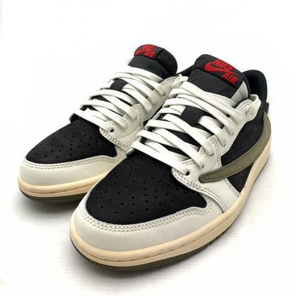 【中古品】【レディース】 NIKE ナイキ×TRAVIS SCOTT トラヴィス・スコット DZ4137-106 AIR JORDAN 1 LOW OG エアジョーダンスニーカー 靴 166-260922-gm-41-fuzh サイズ：24.5cm カラー：ブラック ホワイト カーキ 万代Net店