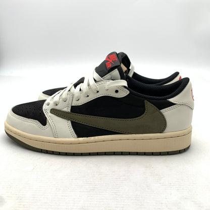 【中古品】【レディース】 NIKE ナイキ×TRAVIS SCOTT トラヴィス・スコット DZ4137-106 AIR JORDAN 1 LOW OG エアジョーダンスニーカー 靴 166-260922-gm-41-fuzh サイズ：24.5cm カラー：ブラック ホワイト カーキ 万代Net店