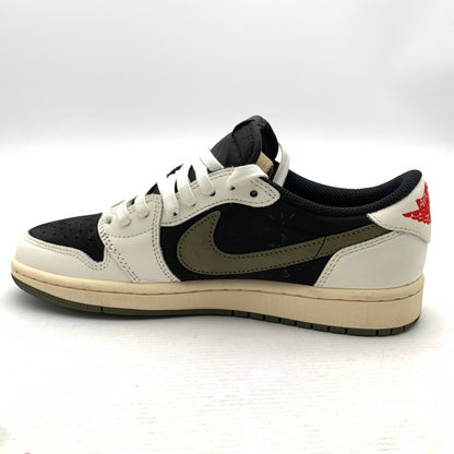 【中古品】【レディース】 NIKE ナイキ×TRAVIS SCOTT トラヴィス・スコット DZ4137-106 AIR JORDAN 1 LOW OG エアジョーダンスニーカー 靴 166-260922-gm-41-fuzh サイズ：24.5cm カラー：ブラック ホワイト カーキ 万代Net店