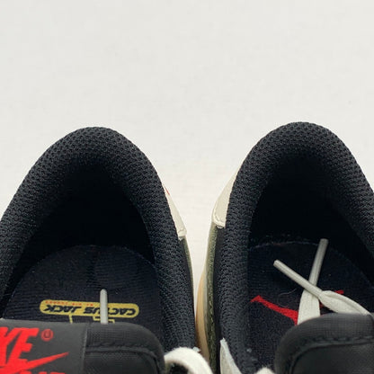 【中古品】【レディース】 NIKE ナイキ×TRAVIS SCOTT トラヴィス・スコット DZ4137-106 AIR JORDAN 1 LOW OG エアジョーダンスニーカー 靴 166-260922-gm-41-fuzh サイズ：24.5cm カラー：ブラック ホワイト カーキ 万代Net店