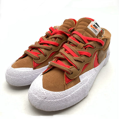 【中古品】【メンズ】 NIKE ナイキ×SACAI サカイ DD1877-200 BLAZER LOW ブレイザーロー スニーカー 靴 160-260922-gm-38-fuzh サイズ：27cm カラー：ブラウン レッド ホワイト 万代Net店