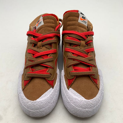 【中古品】【メンズ】 NIKE ナイキ×SACAI サカイ DD1877-200 BLAZER LOW ブレイザーロー スニーカー 靴 160-260922-gm-38-fuzh サイズ：27cm カラー：ブラウン レッド ホワイト 万代Net店
