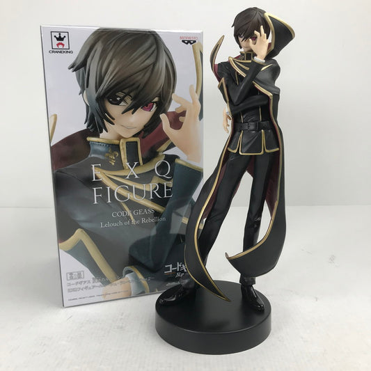 【中古品】 完備品 現状渡し品 コードギアス 反逆のルルーシュ EXQフィギュア ルルーシュ・ランペルージver.2 フィギュア ※キズ・汚れ・塗装剥がれあり 054-261006-io-27-fuzh 万代Net店