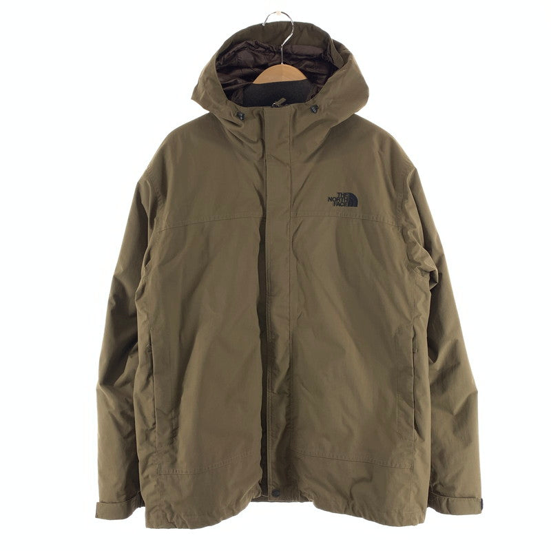 【中古品】【メンズ】 THE NORTH FACE ザ・ノースフェイス NP61735 CASSIUS TRICLIMATE JACKET シェル中綿ジャケット アウター ブランド 古着 144-260923-gm-32-fuzh サイズ：XL カラー：カーキ 万代Net店