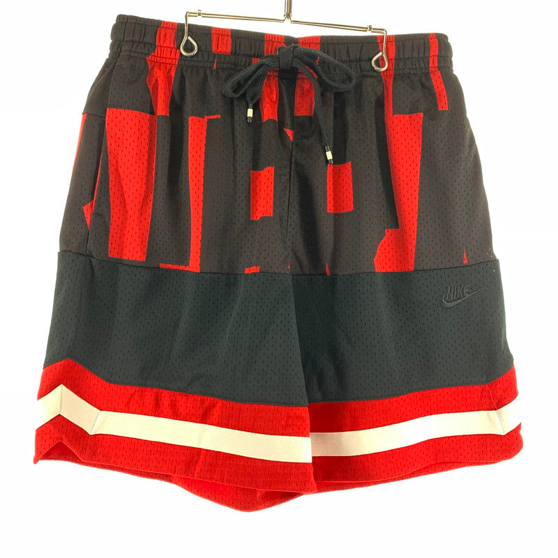 【中古品】【メンズ】 NIKE ナイキ ショートパンツ BLACK.RED AR1842-657 スポーツ メッシュ 短パン 男性 159-260927-io-28-fuzh サイズ：L カラー：ブラックレッド 万代Net店