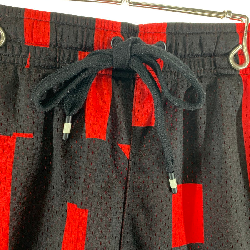 【中古品】【メンズ】 NIKE ナイキ ショートパンツ BLACK.RED AR1842-657 スポーツ メッシュ 短パン 男性 159-260927-io-28-fuzh サイズ：L カラー：ブラックレッド 万代Net店