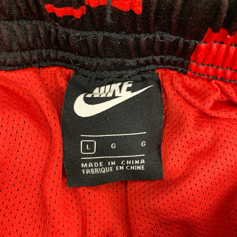【中古品】【メンズ】 NIKE ナイキ ショートパンツ BLACK.RED AR1842-657 スポーツ メッシュ 短パン 男性 159-260927-io-28-fuzh サイズ：L カラー：ブラックレッド 万代Net店