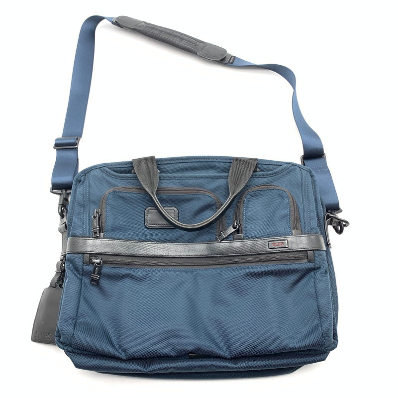 【中古品】【メンズ】 TUMI トゥミ×SHIPS シップス ALPHAⅡ ブリーフケース カバン トートバッグ ビジネスバッグ ナイロン 188-260923-gm-33-fuzh カラー：ネイビー 万代Net店