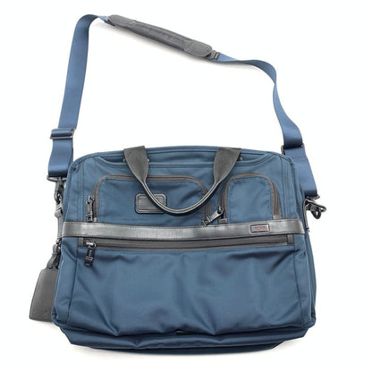 【中古品】【メンズ】 TUMI トゥミ×SHIPS シップス ALPHAⅡ ブリーフケース カバン トートバッグ ビジネスバッグ ナイロン 188-260923-gm-33-fuzh カラー：ネイビー 万代Net店