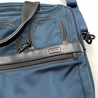 【中古品】【メンズ】 TUMI トゥミ×SHIPS シップス ALPHAⅡ ブリーフケース カバン トートバッグ ビジネスバッグ ナイロン 188-260923-gm-33-fuzh カラー：ネイビー 万代Net店