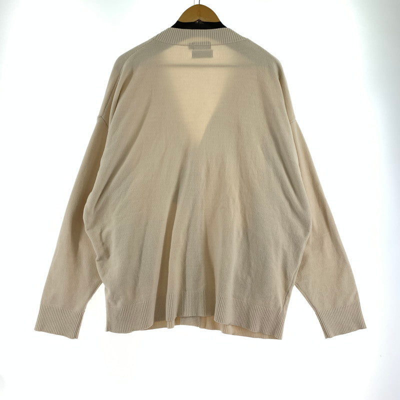 【中古品】【メンズ】 WIND AND SEA ウィンダンシー カーディガン カラーBEIGE SIZE:3 ワンポイント刺しゅうロゴ 142-260925-ky-02-fuzh 万代Net店