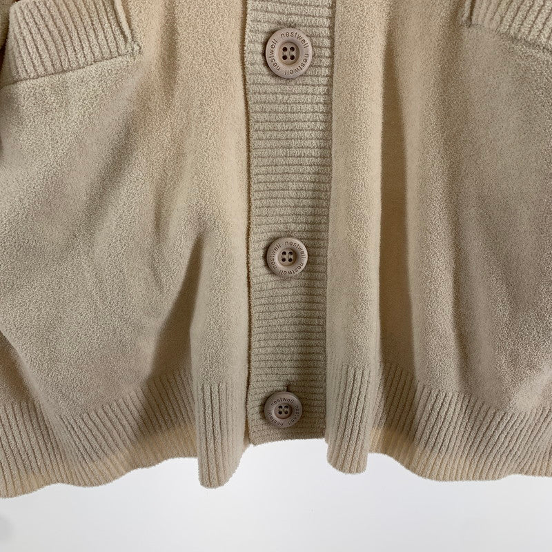 【中古品】【メンズ】 WIND AND SEA ウィンダンシー カーディガン カラーBEIGE SIZE:3 ワンポイント刺しゅうロゴ 142-260925-ky-02-fuzh 万代Net店