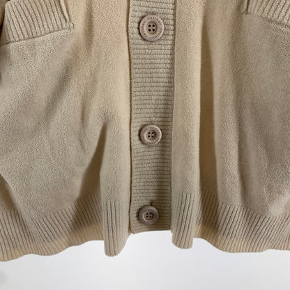 【中古品】【メンズ】 WIND AND SEA ウィンダンシー カーディガン カラーBEIGE SIZE:3 ワンポイント刺しゅうロゴ 142-260925-ky-02-fuzh 万代Net店