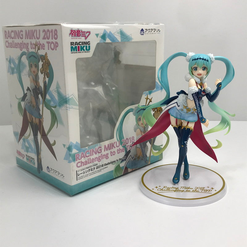 【中古品】 完備品 レーシングミク 2018 Challenging to the TOP フィギュア ※箱変色・凹みあり 053-261029-io-40-fuzh 万代Net店