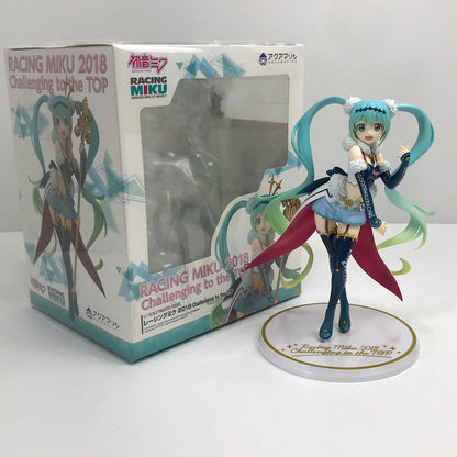 【中古品】 完備品 レーシングミク 2018 Challenging to the TOP フィギュア ※箱変色・凹みあり 053-261029-io-40-fuzh 万代Net店