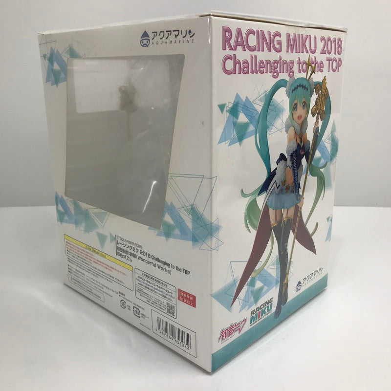 【中古品】 完備品 レーシングミク 2018 Challenging to the TOP フィギュア ※箱変色・凹みあり 053-261029-io-40-fuzh 万代Net店