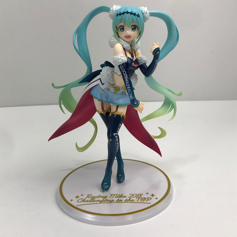 【中古品】 完備品 レーシングミク 2018 Challenging to the TOP フィギュア ※箱変色・凹みあり 053-261029-io-40-fuzh 万代Net店
