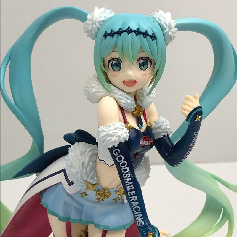 【中古品】 完備品 レーシングミク 2018 Challenging to the TOP フィギュア ※箱変色・凹みあり 053-261029-io-40-fuzh 万代Net店