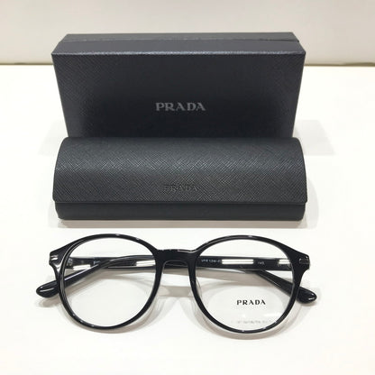 【中古品】【メンズ】 PRADA プラダ VPR13W-F 眼鏡 メガネ アイウェア カラーBLACK クロス.ケース.箱付属　※キズあり 183-260924-ky-12-fuzh 万代Net店